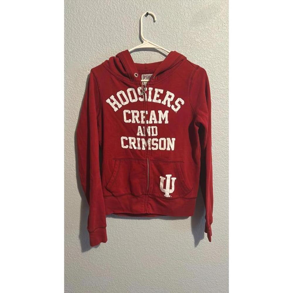 Red Pink Victoria Secret Hoodie